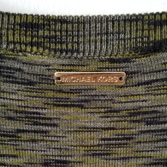 Michael Michael Kors Green and Black Top in Size L - Picture 7 of 10